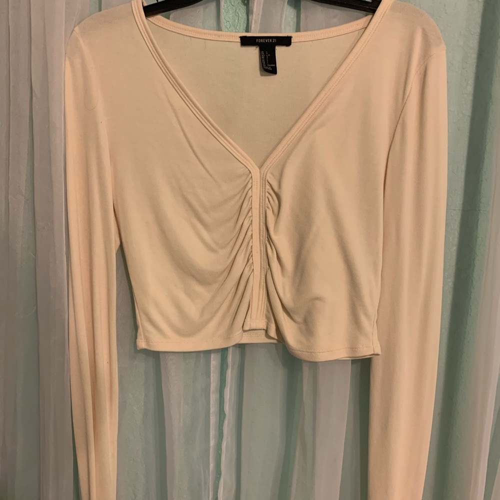 créeme long sleeve crop top